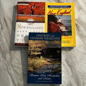 New England Travel Driving Day Trips Guide Books EXC